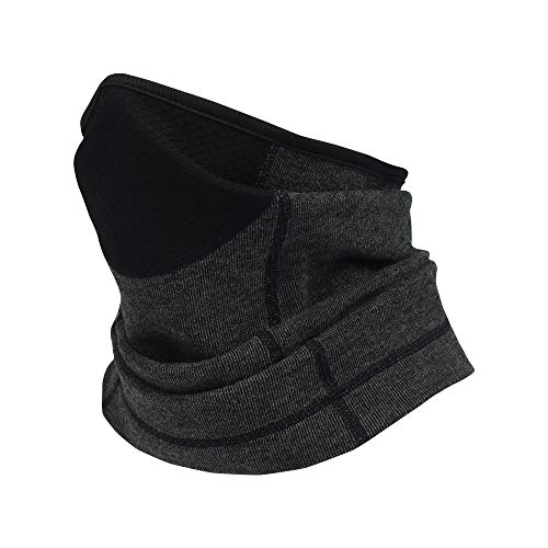 Rumsfel Braga para Cuello, Bufanda Tubular, Unisex Calentador de Cuello - con Boca Malla Transpirable Cómodo Elástico contra Viento Invierno para Motos, Esquí, Senderismo, Ciclismo Etc. (Negro)