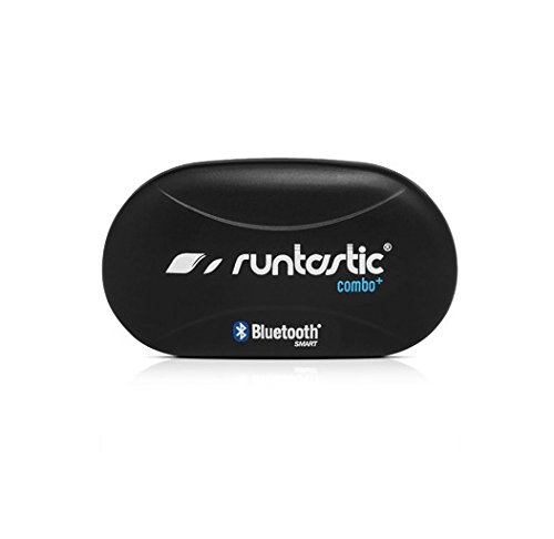 Runtastic Blutooth Combo Brustgurt (Bluetooth Smart + 5,3 Khz) Monitor de Ritmo cardíaco con Correa para el Pecho y la aplicación, Unisex, Negro