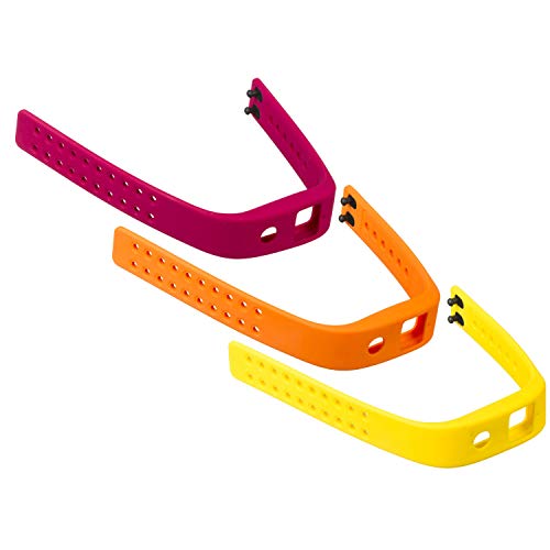 Runtastic Orbit - Set 3 pulseras para Runtastic Orbit, color naranja, rosa, amarillo
