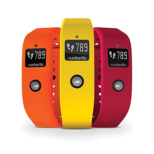 Runtastic Orbit - Set 3 pulseras para Runtastic Orbit, color naranja, rosa, amarillo