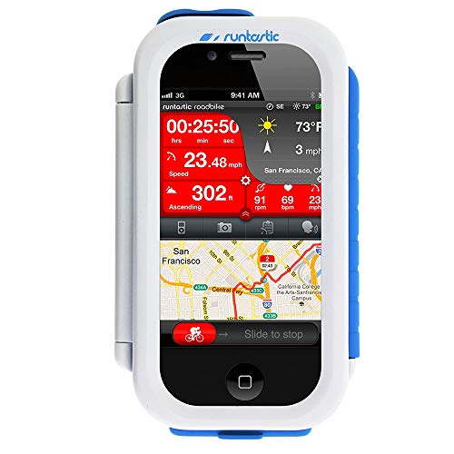 Runtastic RUNCAI1W - Carcasa de smartphone para bicicleta, color blanco