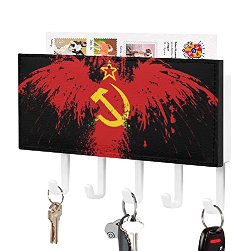 Rusia - Gancho para banderas de martillo (URSS), diseño de hoz de la URSS para colgar en la pared, con 5 ganchos, decoración de cocina
