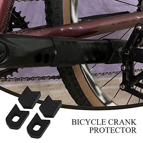 S SMAUTOP 2 Pares De Manivela De Bicicleta De Carretera MTB Funda Protectora De Brazo Protector De Tapa De Bielas Botas De Silicona para Bicicleta Cubierta A Prueba De Polvo Accesorio De Montaña