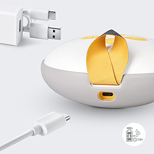 Sacaleches eléctrico de doble bombeo Medela Swing Maxi – No más leche en menos tiempo, puerto de carga USB con teteras PersonalFit Flex y tecnología 2-Fases Expression de Medela