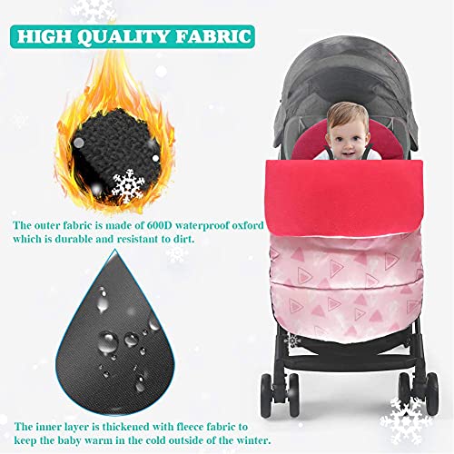 Saco de Silla de Paseo Universal - Saco Impermeable Universal para Sillita del Coche Saco de Invierno Universal para Cochecito y Silla de paseo Protección Antideslizante…