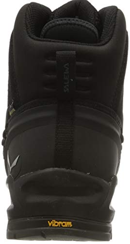 Salewa MS Alp Trainer Mid Gore-TEX Botas de Senderismo, Black/Black, 45 EU