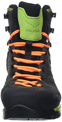 Salewa MS Mountain Trainer Mid Gore-TEX Botas de Senderismo, Black/Sulphur Spring, 46 EU