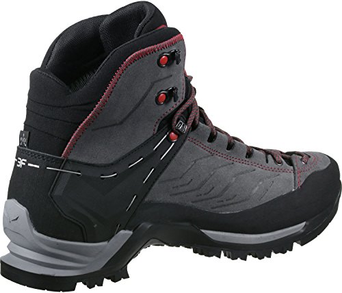 Salewa MS Mountain Trainer Mid Gore-TEX Botas de Senderismo, Charcoal/Papavero, 43 EU