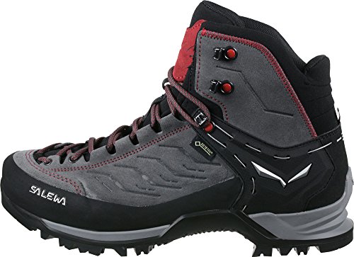 Salewa MS Mountain Trainer Mid Gore-TEX Botas de Senderismo, Charcoal/Papavero, 43 EU