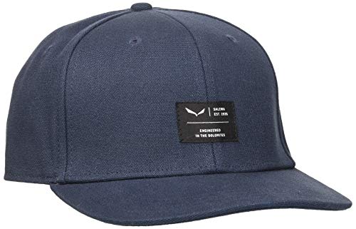 SALEWA Puez Canvas Flat Cap Gorra, Unisex Adulto, Premium Navy, Talla única