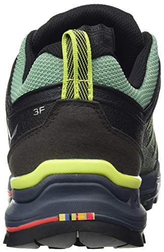 Salewa WS Mountain Trainer Lite Gore-TEX Zapatos de Senderismo, Feld Green/Fluo Coral, 38 EU