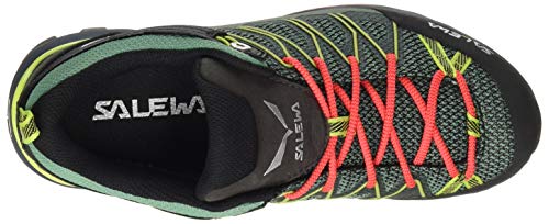 Salewa WS Mountain Trainer Lite Gore-TEX Zapatos de Senderismo, Feld Green/Fluo Coral, 38 EU