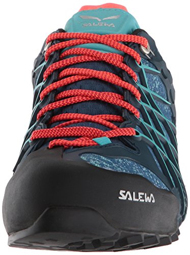 Salewa WS Wildfire Gore-TEX Zapatos de Senderismo, Poseidon/Capri, 36.5 EU