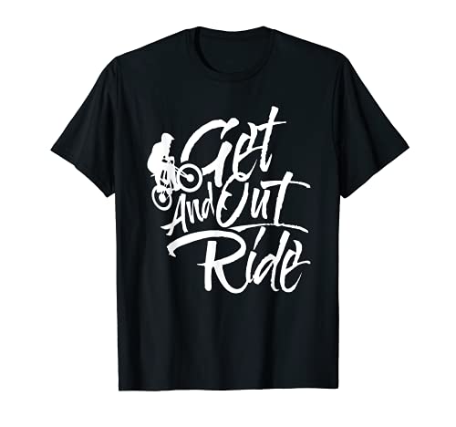 Salga y monta Bicicleta BMX Biking Rider Freestyle Camiseta