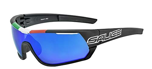 Salice 016ITA - Gafas de Ciclismo, Color Negro, Talla única