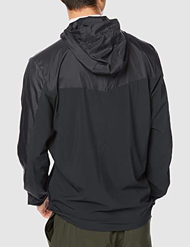 Salomon Agile Fz Hoodie Sudadera Hombre, Negro (Black), L