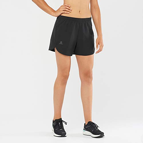 Salomon Agile Short - Corto ágil Mujer, Negro, XS