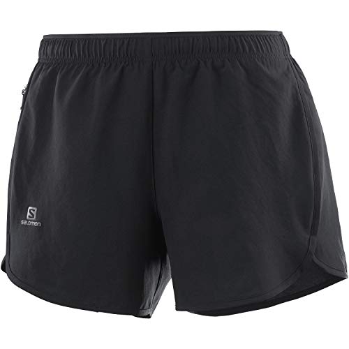 Salomon Agile Short - Corto ágil Mujer, Negro, XS