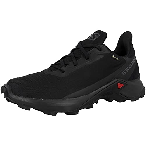Salomon Alphacross 3 Gore-Tex (impermeable) Mujer Zapatos de trail running, Negro (Black/Black/Black), 39 1/3 EU