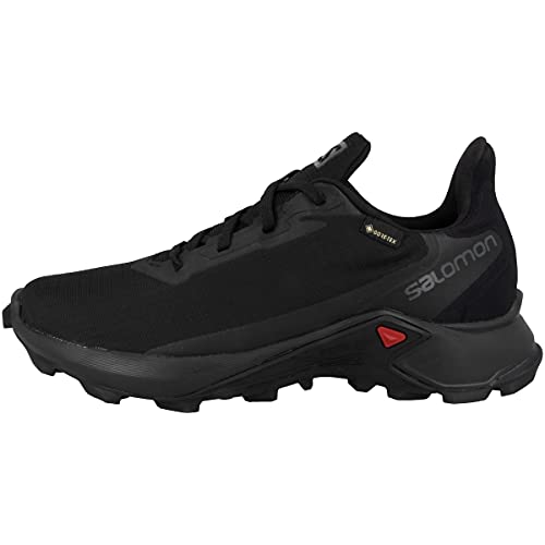 Salomon Alphacross 3 Gore-Tex (impermeable) Mujer Zapatos de trail running, Negro (Black/Black/Black), 39 1/3 EU