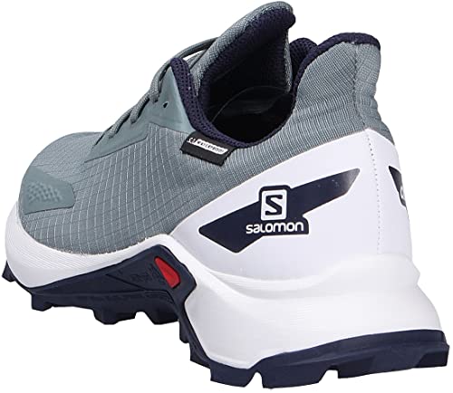 Salomon Alphacross Blast Climasalomon Waterproof (impermeable) unisex-niños Zapatos de trail running, Azul (Trooper/White/Evening Blue), 36 EU