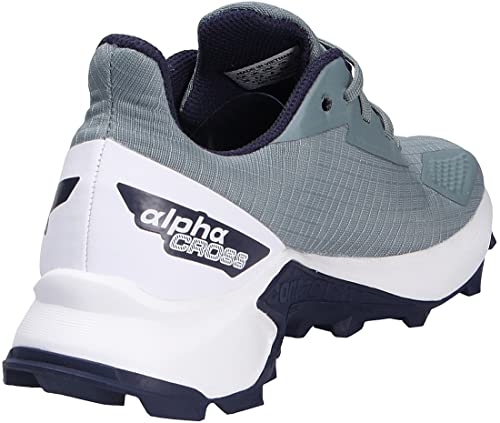 Salomon Alphacross Blast Climasalomon Waterproof (impermeable) unisex-niños Zapatos de trail running, Azul (Trooper/White/Evening Blue), 36 EU