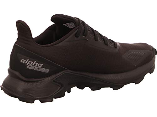 Salomon Alphacross Blast Gore-Tex (impermeable) Mujer Zapatos de trail running, Negro (Black/Black/Black), 40 ⅔ EU