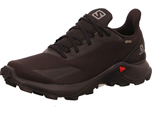 Salomon Alphacross Blast Gore-Tex (impermeable) Mujer Zapatos de trail running, Negro (Black/Black/Black), 40 ⅔ EU