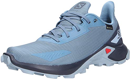 Salomon Alphacross Blast GTX, Zapatillas De Trail Running Impermeables Mujer, Azul (Copen Blue/Navy Blazer/Ashley Blue), 39 1/3 EU