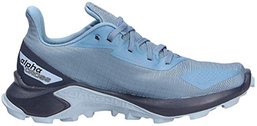 Salomon Alphacross Blast GTX, Zapatillas De Trail Running Impermeables Mujer, Azul (Copen Blue/Navy Blazer/Ashley Blue), 39 1/3 EU