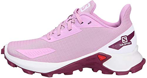 Salomon Alphacross Blast Junior unisex-niños Zapatos de trail running, Blanco (Orchid/White/Plum Caspia), 37 EU