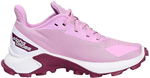 Salomon Alphacross Blast Junior unisex-niños Zapatos de trail running, Blanco (Orchid/White/Plum Caspia), 37 EU