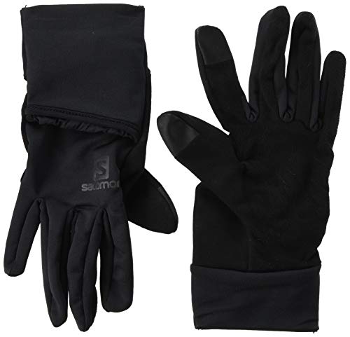 Salomon Fast Wing Winter Glove Guantes de Carrera de montaña/Senderismo, Unisex Adulto, Negro (Black), XS