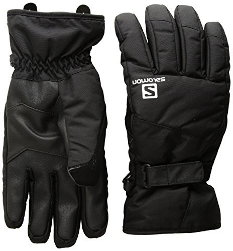 Salomon Force Dry Guantes de esquí y Snowboard, Hombre, Negro (Black), M