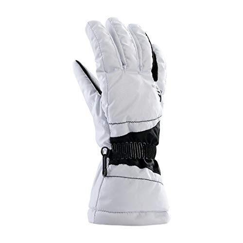 Salomon Force Guantes de esquí y Snowboard, Mujer, Blanco/Negro (White/Black), S