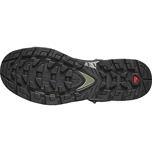 Salomon Quest Element Gore-Tex (impermeable) Hombre Zapatos de trekking, Negro (Black/Deep Lichen Green/Olive Night), 44 EU