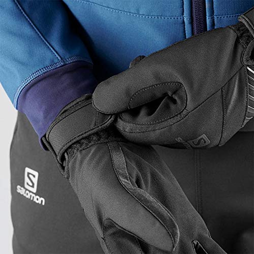 Salomon RS Warm Glove Guantes de esquí nórdico, Unisex Adulto, Negro (Black), L