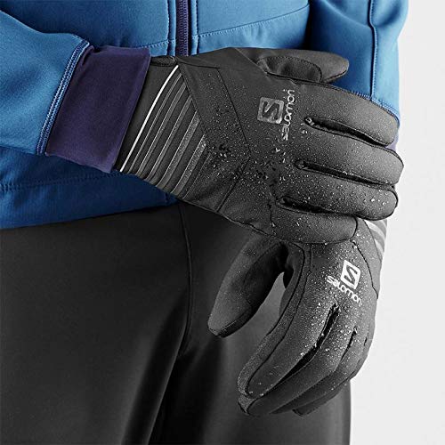 Salomon RS Warm Glove Guantes de esquí nórdico, Unisex Adulto, Negro (Black), L