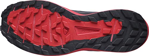 SALOMON Sense Ride 4, Zapatillas de Running Hombre, Black/Goji Berry/Phantom, 40 2/3 EU