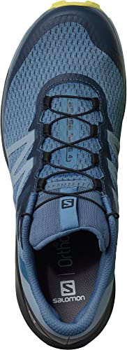 SALOMON Sense Ride 4, Zapatillas de Senderismo Hombre, Copen Blue/Black/Evening Primrose, 41 1/3 EU