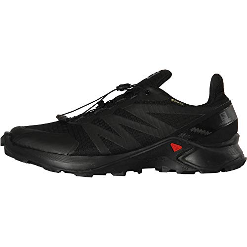 SALOMON Shoes Supercross GTX, Zapatillas de Running Hombre, Negro Black Black Black, 40 2/3 EU
