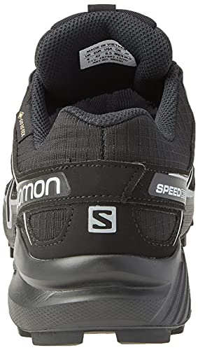 Salomon Speedcross 4 GTX, Hombre, Negro (Black/Silver Metallic-X), 41 1/3 EU