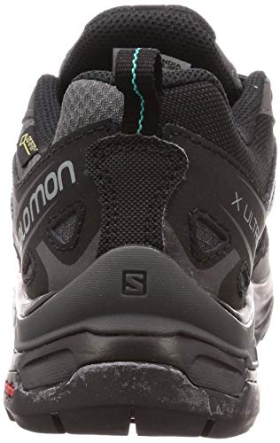 Salomon X Ultra 3 Prime GTX W, Zapatillas de Senderismo Mujer, Gris (Magnet/Black/Atlantis Magnet/Black/Atlantis), 36 EU