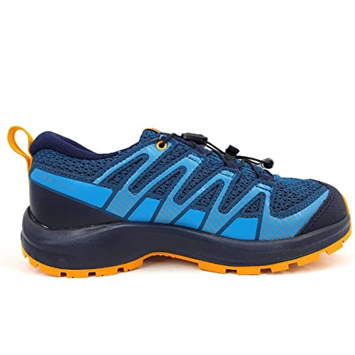 Salomon XA Pro V8 unisex-niños Zapatos de trail running, Azul (Legion Blue/Night Sky/Autumn Blaze), 39 EU