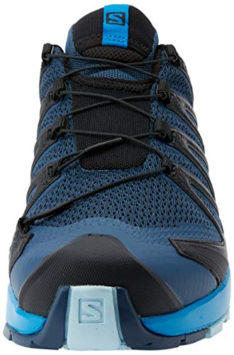 Salomon Zapatilla de hombre XA PRO 3D v8 con 3D Advanced Chassis para trail running, Azul (Sargasso Sea/Imperial Blue/Angel Falls), 41 1/3 EU