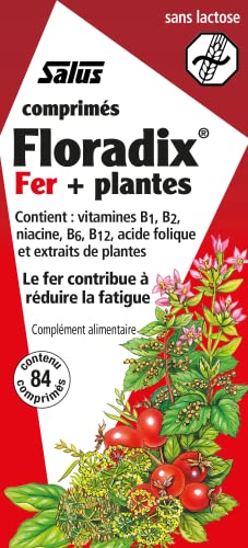 Salus Floradix, Hierro y Vitaminas, 84 comprimidos