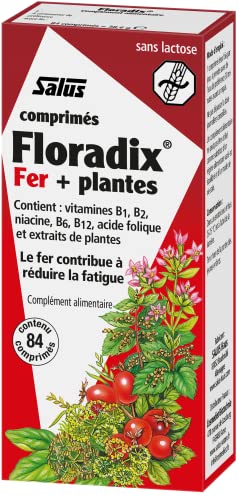 Salus Floradix, Hierro y Vitaminas, 84 comprimidos