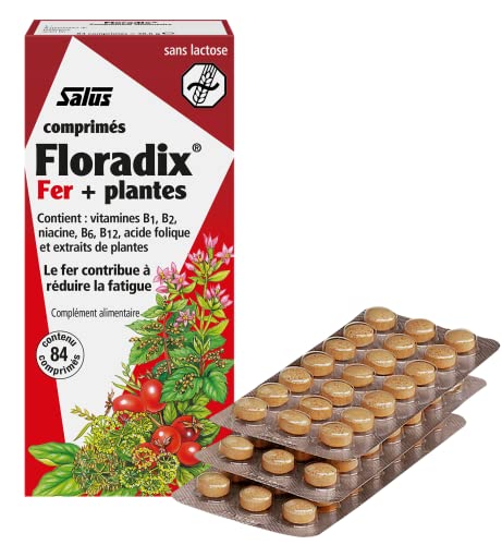 Salus Floradix, Hierro y Vitaminas, 84 comprimidos