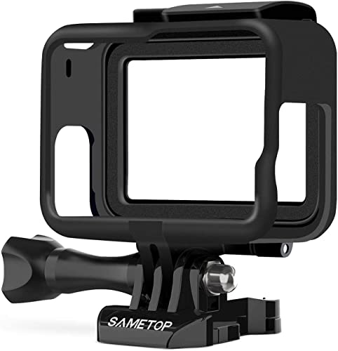 Sametop Carcasa de Montaje en Marco Compatible con GoPro Hero 7 Black, 7 Silver, 7 White, Hero 6 Black, Hero 5 Black, Hero (2018) Cámaras