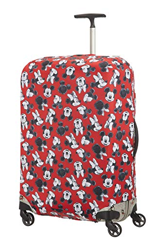 Samsonite Global Travel Accessories Disney - Funda para Maleta en Lycra, L, Rojo (Mickey/Minnie Red)